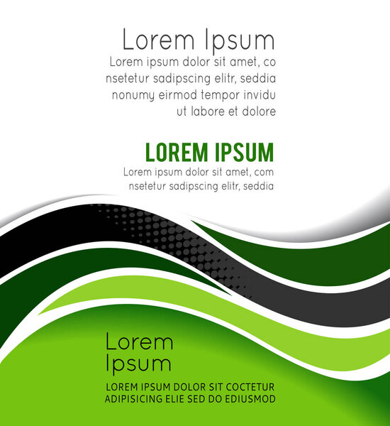 Концептуальный дизайн брошюры или листовки, абстрактная векторная иллюстрация.