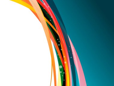 Broşür veya el ilanı için arkaplan konsepti tasarımı, soyut vektör illüstrasyonu