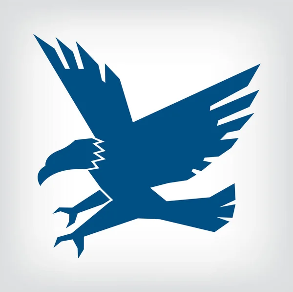Σύμβολο Αετός Σχέδιο Έμβλημα Επίθεση Αετός Εικονογράφηση — Διανυσματικό Αρχείο