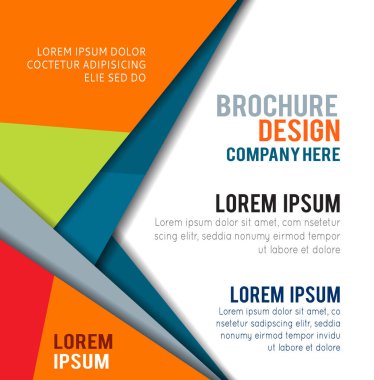 Fütürist Tasarım, arka planda üçgen var. Soyut tasarım şablonu.