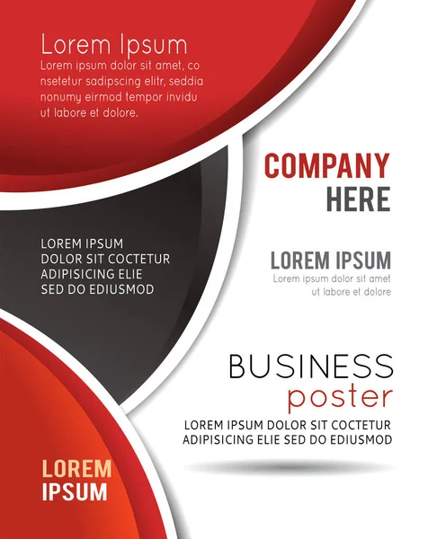 Vector Brochure Flyer Magazine Cover Poster Template — Stock Vector