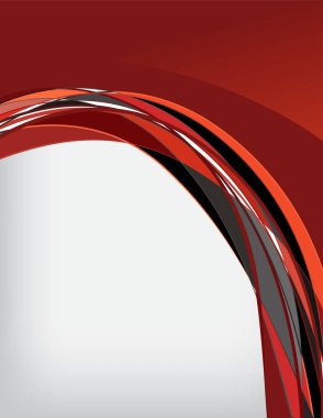 Broşür ya da broşür şürü, soyut renkli tasarım