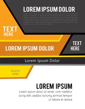 Dergi, broşür, vektör tasarımı. Soyut arkaplan.