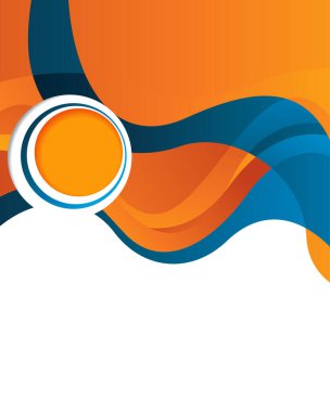 Profesyonel iş tasarım şablonu ya da kurumsal afiş tasarımı. Dergi kapağı, yayıncılık ve baskı sunumu. Soyut vektör arkaplanı.