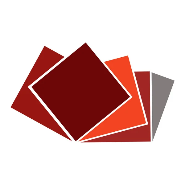 Kubus Logo Witte Achtergrond Vectorillustratie — Stockvector