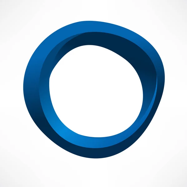Vector Abstract Cirkel Logo Voor Geïsoleerd Bedrijf Whit — Stockvector