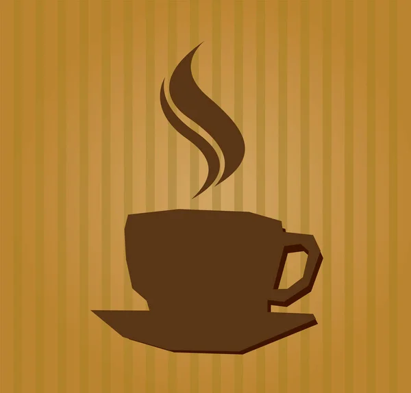 Kaffee Etikett Hintergrund Für Ihren Text — Stockvektor