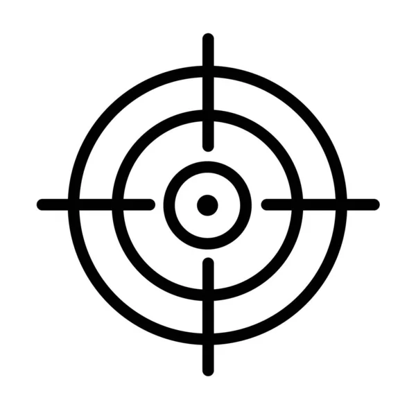 Target Goal Icon Target Focus Arrow Vector Illustration — Stock Vector