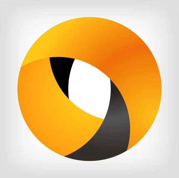 Emblem Design Abstrakt Vektor Logotyp Abstrakt Affärslogotyp — Stock vektor