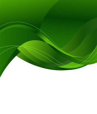 Dalgalı renkli arkaplan - broşür tasarımı