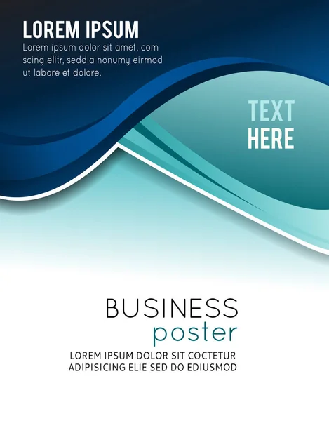 Apresentação Elegante Cartaz Negócios Capa Revista Modelo Layout Design —  Vetores de Stock