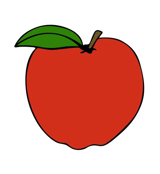 Ícone Sinal Apple Ilustração Vetorial — Vetor de Stock