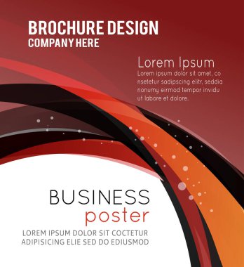 Broşür veya el ilanı için arkaplan konsepti tasarımı, soyut vektör illüstrasyonu