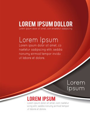 Vektör broşürü, broşür, dergi kapağı ve poster şablonu