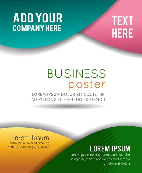 Professional Business Design Layout Template Corporate Banner Design Magazine Cover — Stock Vector