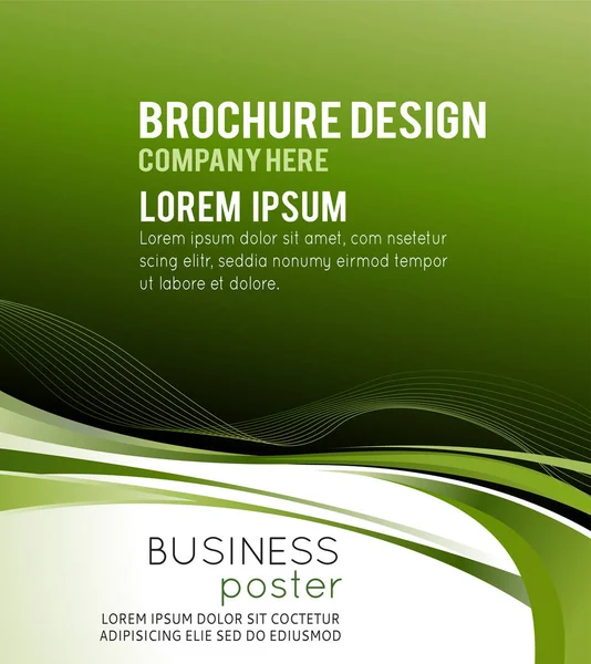 Modelo Profissional Layout Design Negócios Design Banner Corporativo Capa Revista — Vetor de Stock