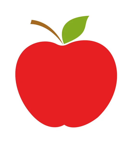 Ikona Apple Ilustracja Wektora — Wektor stockowy