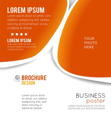 Vektör broşürü, broşür, dergi kapağı ve poster şablonu