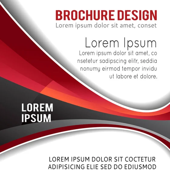 Flyer Brochure Template Abstract Kleurrijk Ontwerp — Stockvector