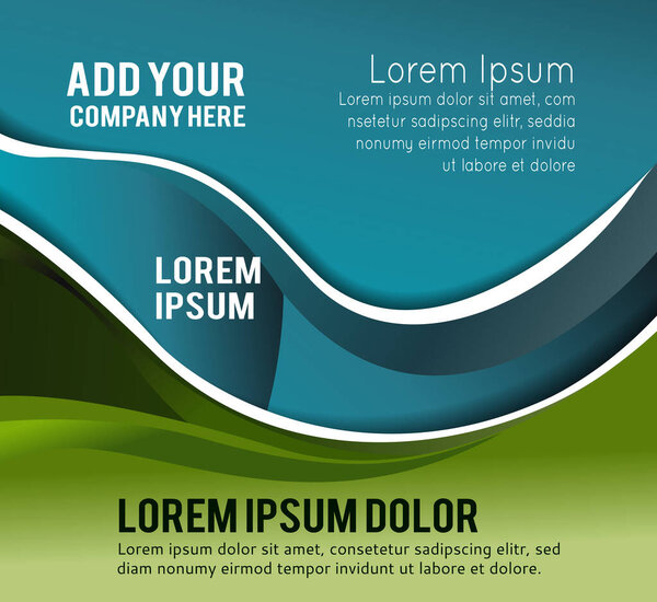 Профессиональный шаблон бизнес-дизайна или корпоративный дизайн баннера. Обложка журнала, издание и презентация. Абстрактный векторный фон.