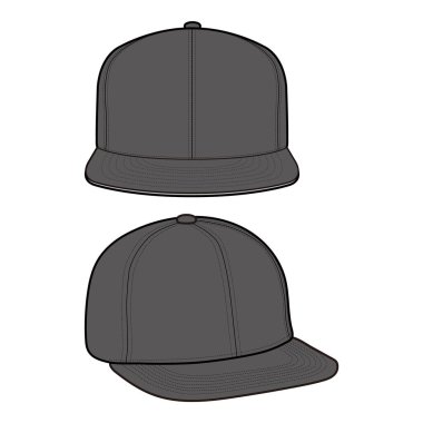 Snapback Şapka Şapka Düz Çizim