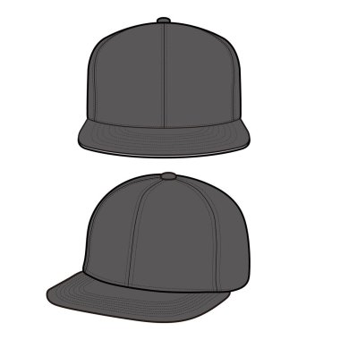 Snapback Şapka Şapka Düz Çizim