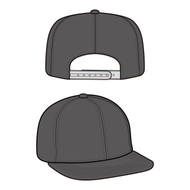Snapback Şapka Şapka Düz Çizim
