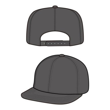 Snapback Şapka Şapka Düz Çizim