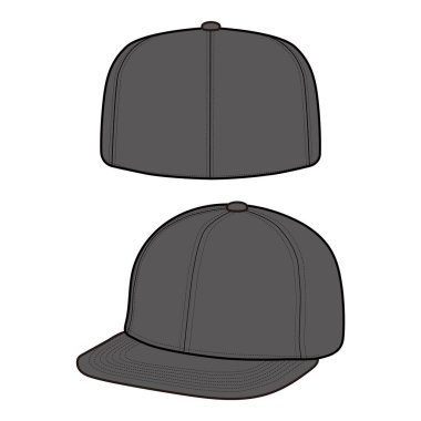 Snapback Şapka Şapka Düz Çizim