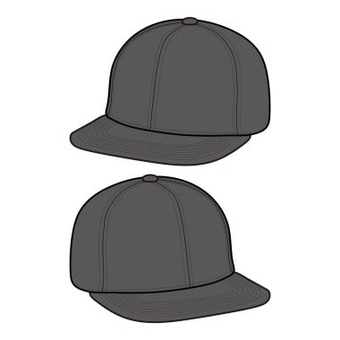 Snapback Şapka Şapka Düz Çizim