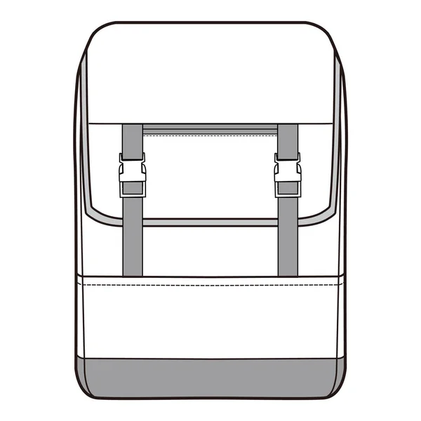 Рюкзак Мода Плоский Рисунок — стоковое фото
