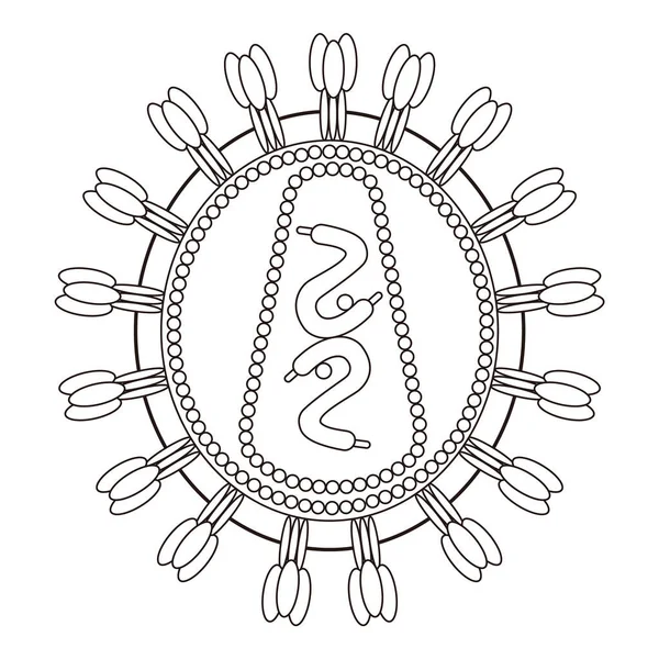 Клітинна Прокаріотична Амеба Ілюстрація — стокове фото