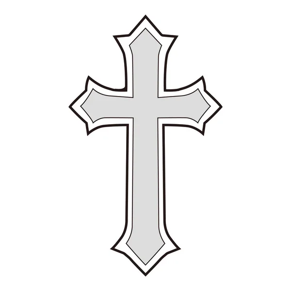 Хрест Татуювання Символ Віри Бога — стокове фото