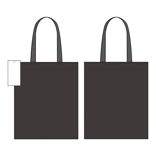 Tote Bag Cross Tote Mode Flache Skizze — Stockfoto