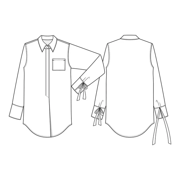 Shirt Blouse Short Sleeved Shirt Long Sleeved Shirt Top — Stock Photo, Image