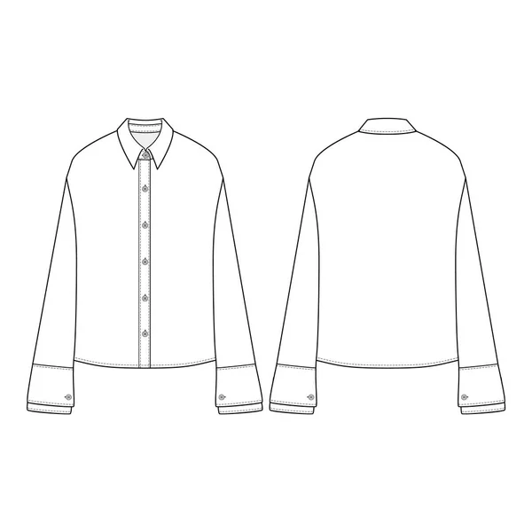 Μπλούζα Μπλούζα Κοντομάνικο Πουκάμισο Μακρυμάνικο Μπλουζάκι Top — Φωτογραφία Αρχείου