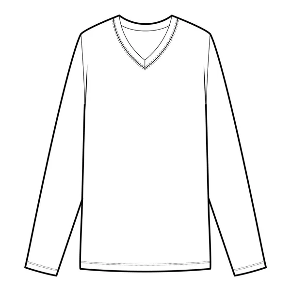 Long Sleeved Tee Sweatshirt Sweater Top — Stock Photo, Image