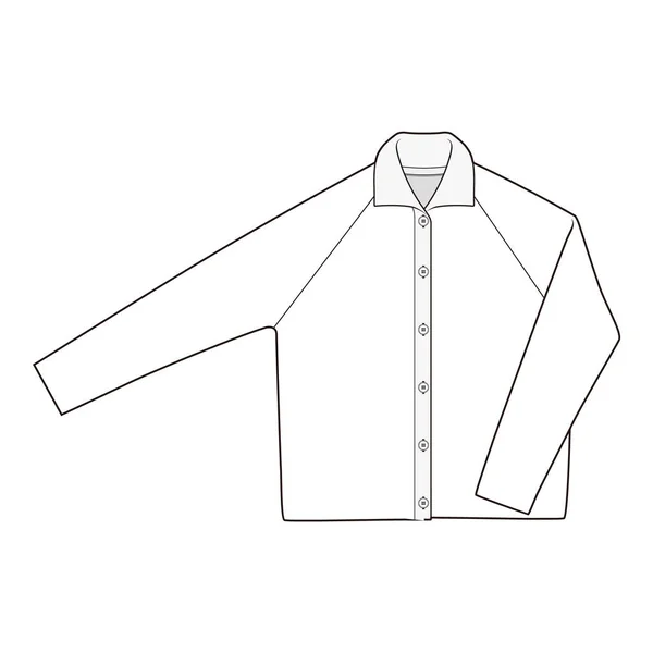 Oberbekleidung Jacke Oberbekleidung Mode Flach — Stockfoto