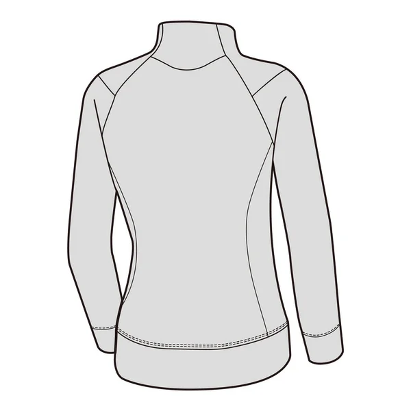 Long Sleeved Tee Sweatshirt Sweater Top — Stock Photo, Image
