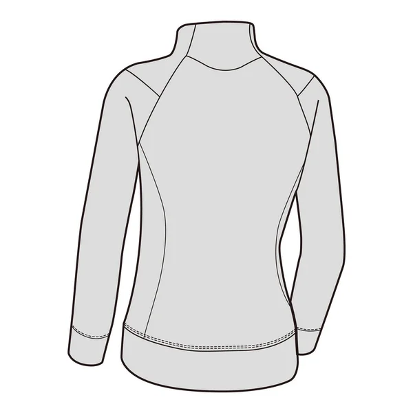Camiseta Manga Larga Suéter Superior — Foto de Stock