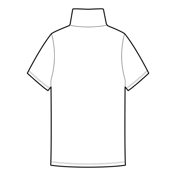 Polo Shirts Tee Top Fashion Platte Schets — Stockfoto