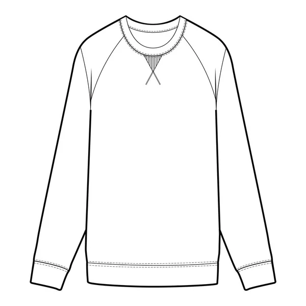 Camiseta Manga Larga Suéter Superior — Foto de Stock