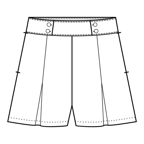 短袖圆筒形裤裤 — 图库照片
