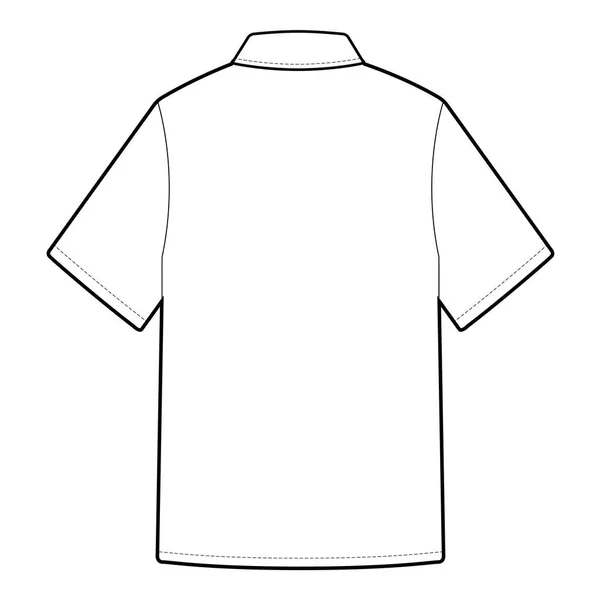 Gömlek Bluz Üst Moda Çizimi — Stok fotoğraf