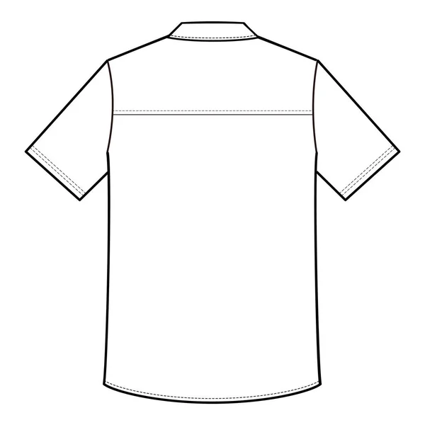 Сорочка Блузка Топ Модний Плоский Ескіз — стокове фото