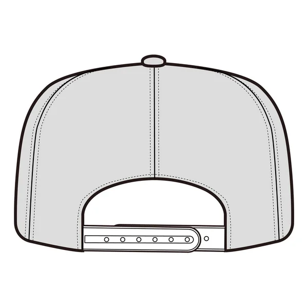 Snapback Καπέλο Καπέλο Μόδα Επίπεδη Σκίτσο — Φωτογραφία Αρχείου