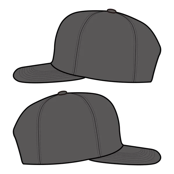 Snapback Καπέλο Καπέλο Μόδα Επίπεδη Σκίτσο — Φωτογραφία Αρχείου
