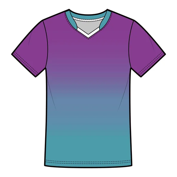 Üstteki Tişört Kısa Kollu Tişört Spor Tişörtü Bovling Tenis Kıyafeti — Stok fotoğraf