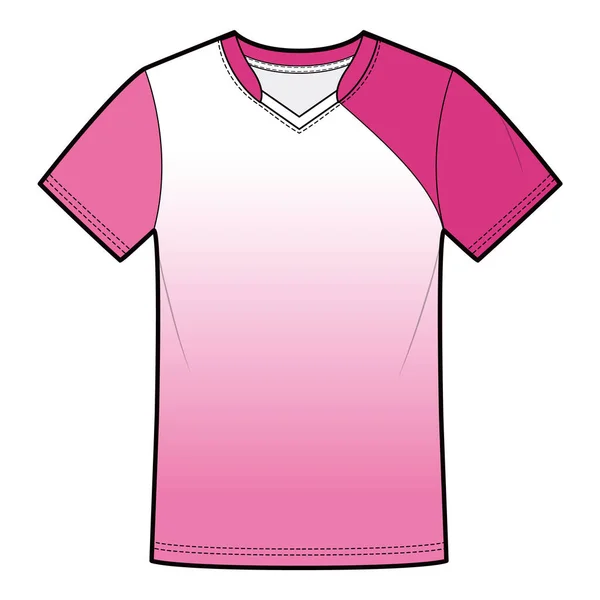 Top Tshirt Short Slep Tee Sportswear Bowling Wearing Tennis Wear — 스톡 사진