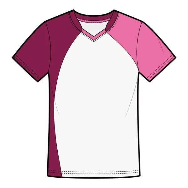 T恤上衣短袖球衣保龄球服网球服足球服 — 图库照片